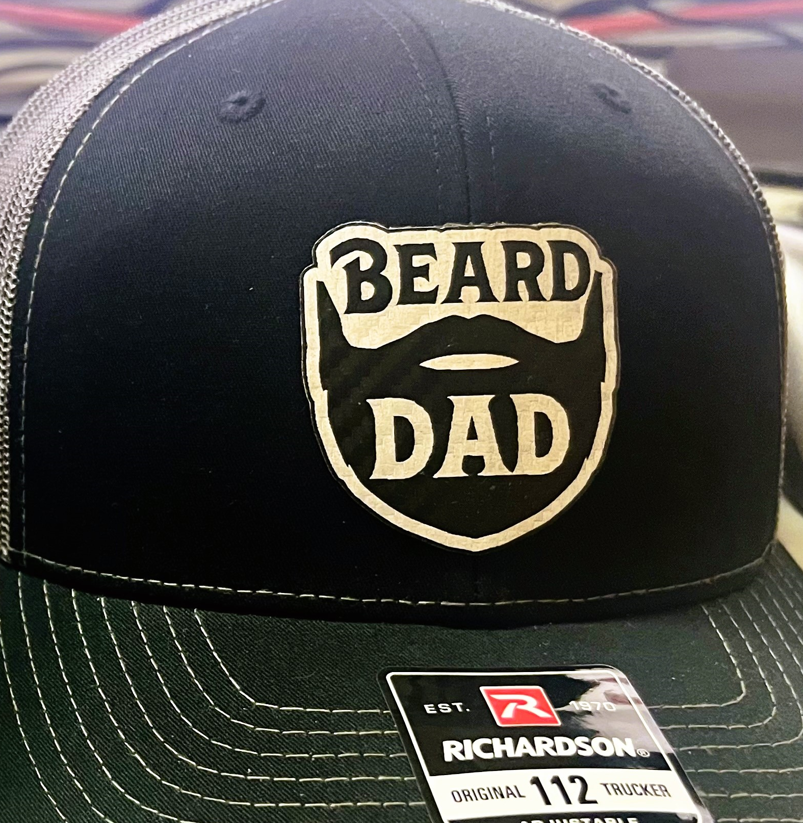 Beard Dad Classic Black Hat