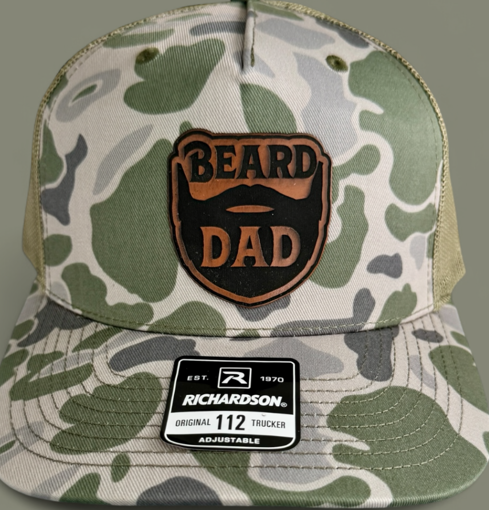 Camo Beard Dad Hat